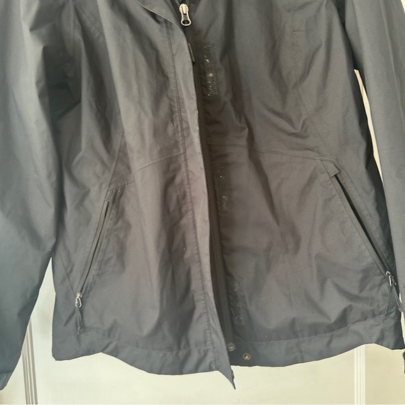 North Face Jacket Womens M Medium Black Hyvent Outdoor Hooded Zip Up Pockets - Picture 6 of 16
